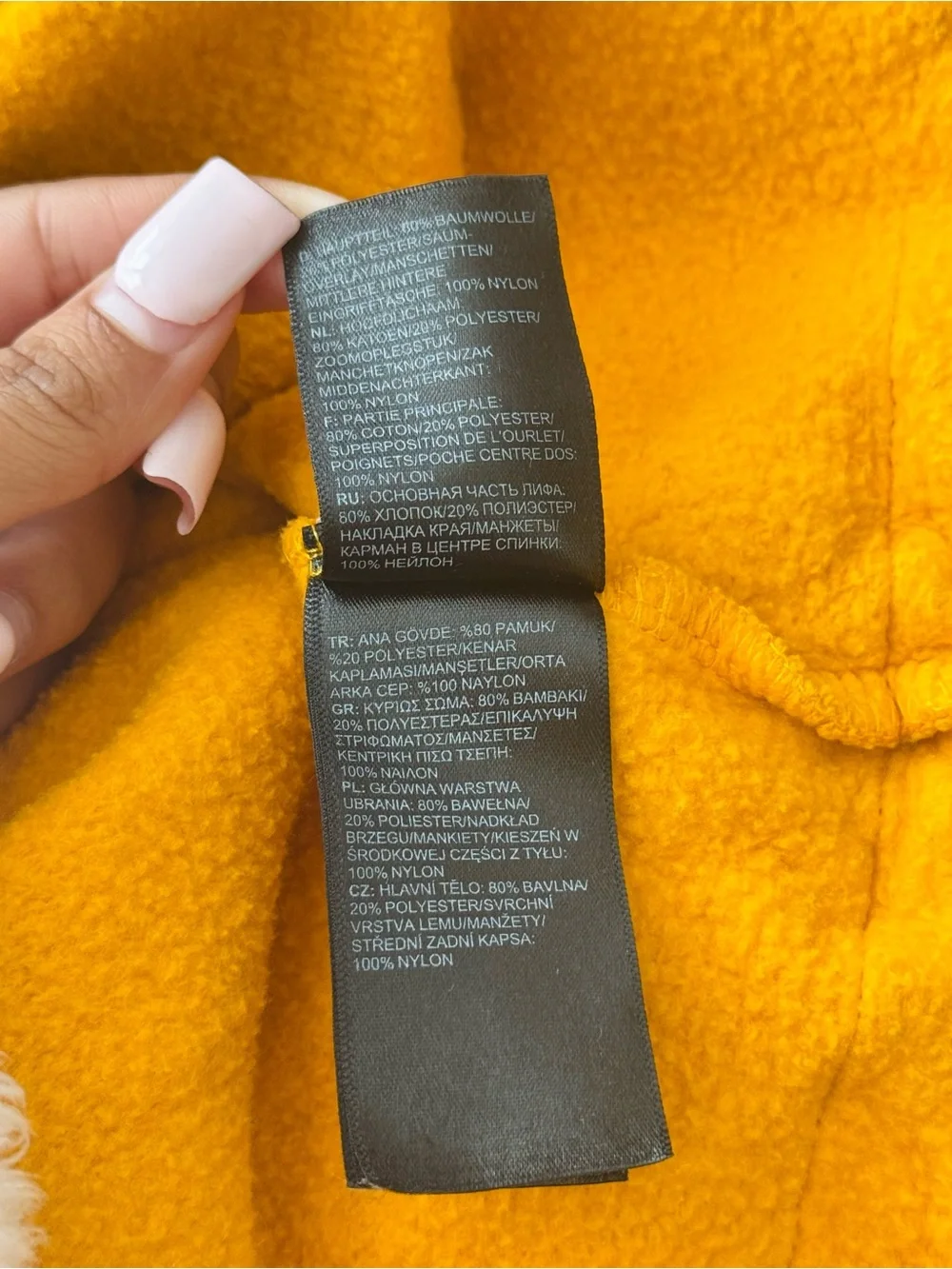 The North Face bold orange